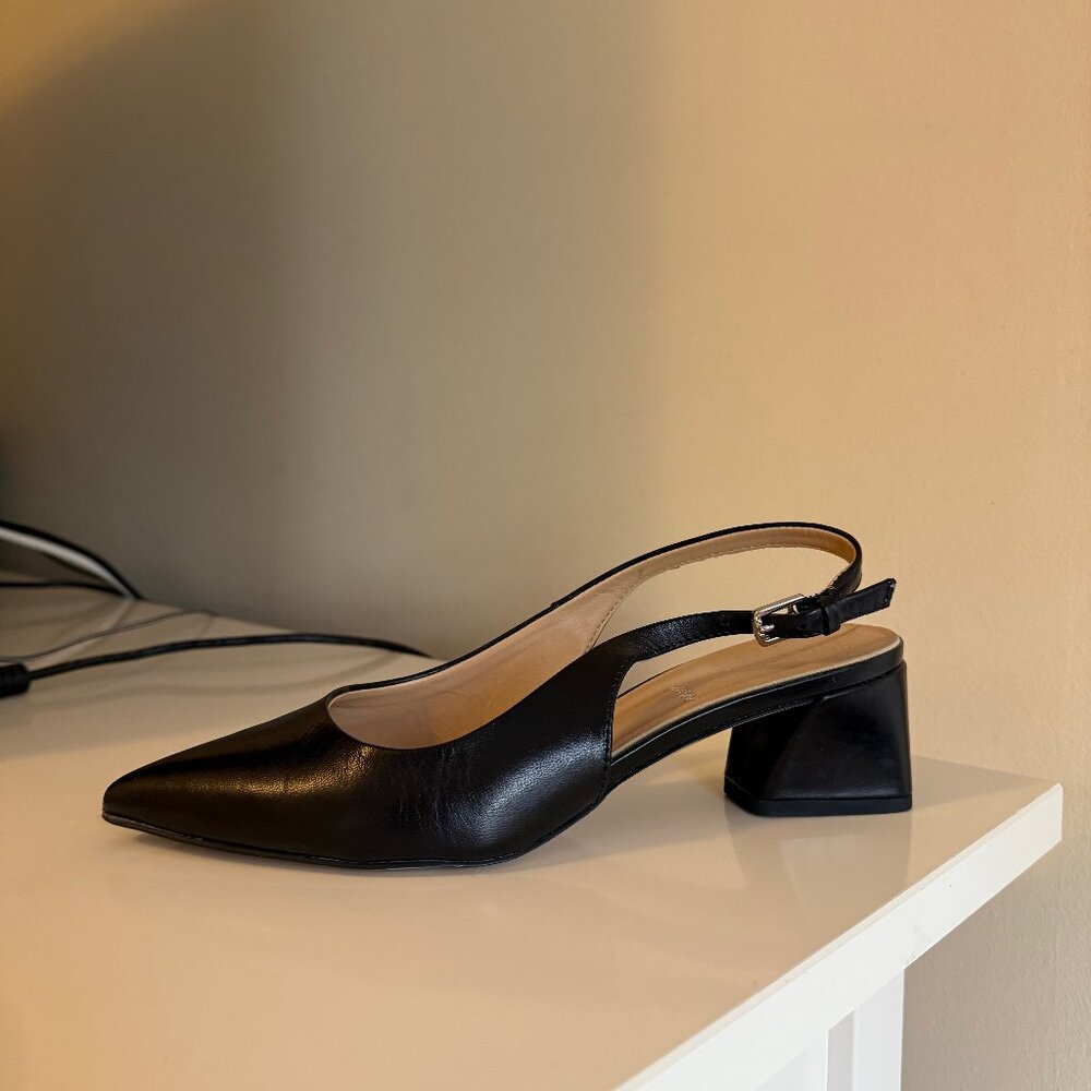 Franco Sarto Pointed Toe Slingback